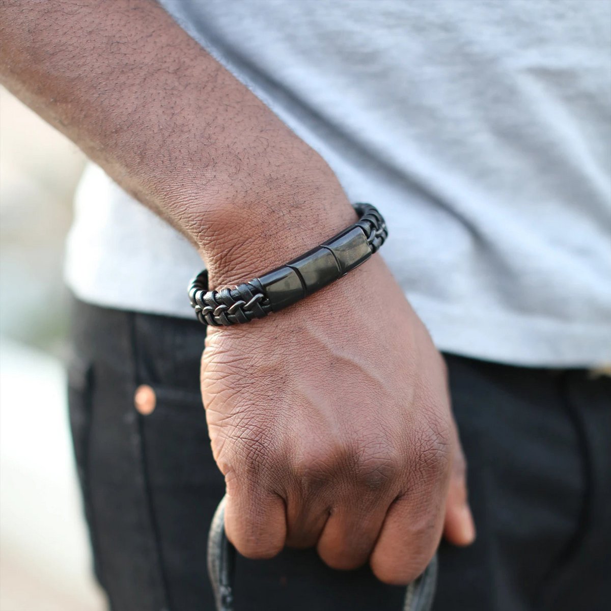 Bracciale in pelle "Gioia"