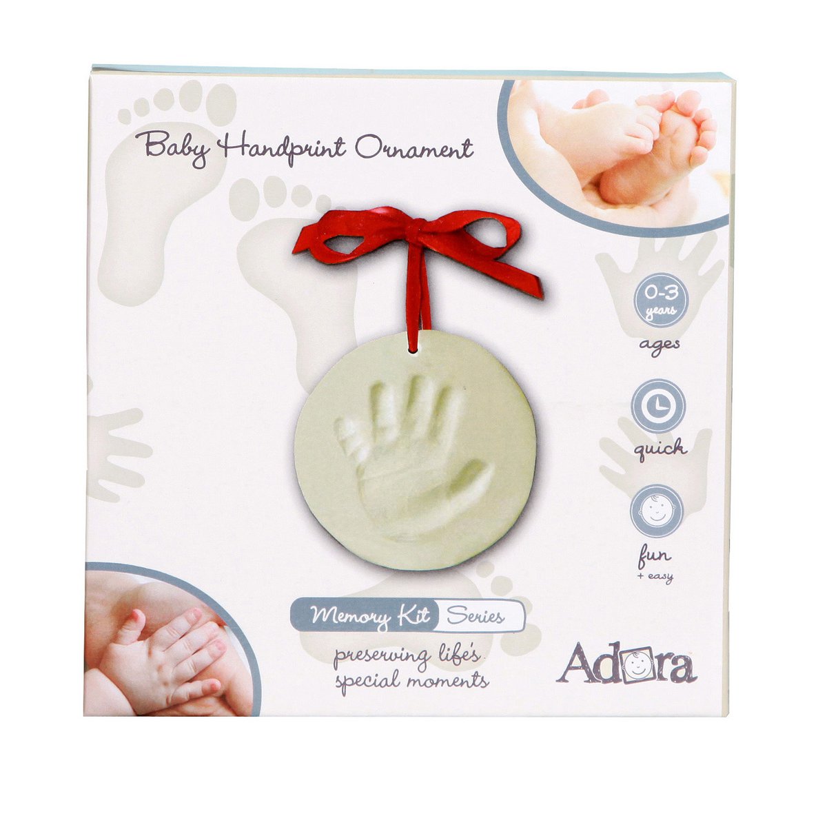 Zestaw pierwszej ręki/śladu Adora Baby, mały