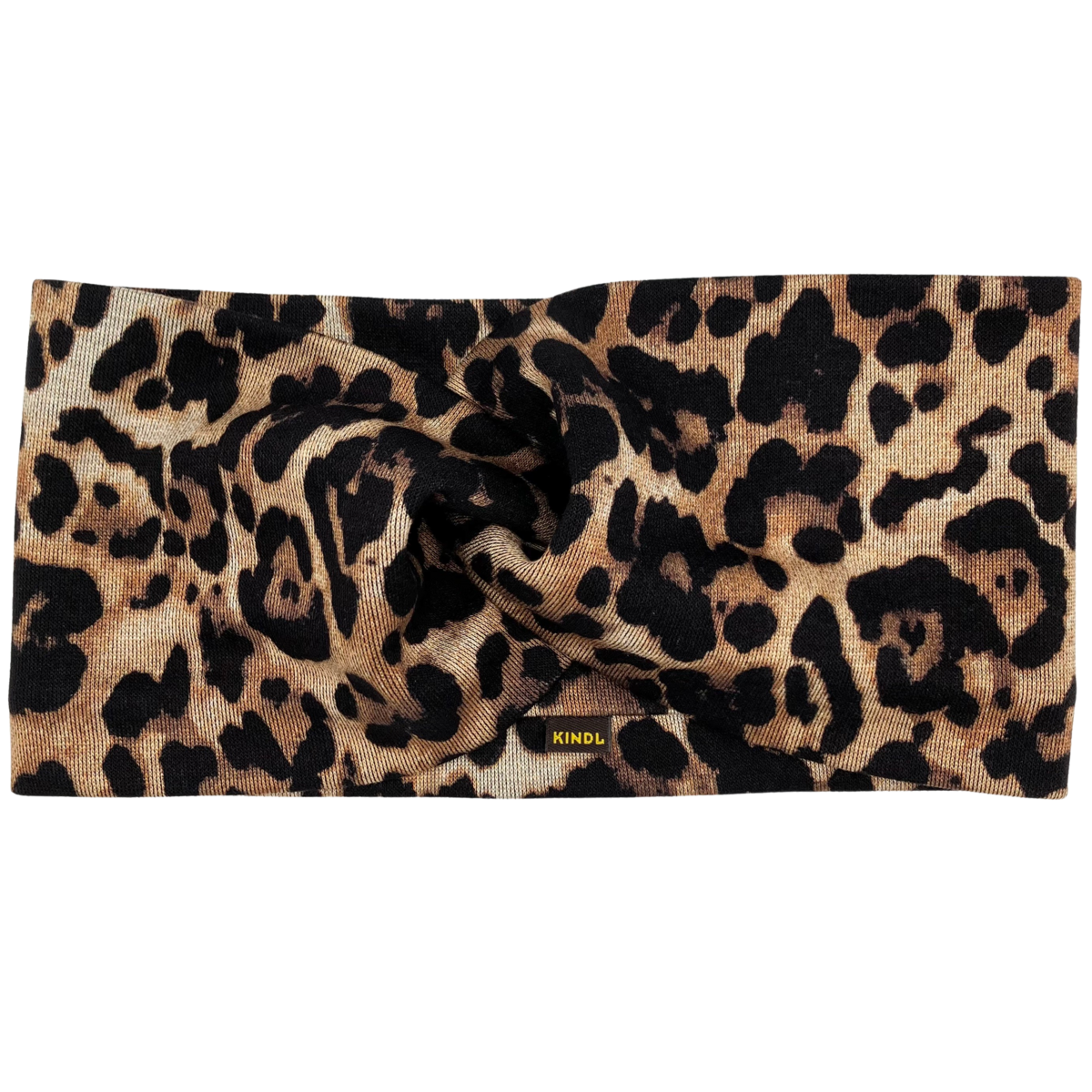 Diadema Twist - Leo Animal Print, Ponte Jersey
