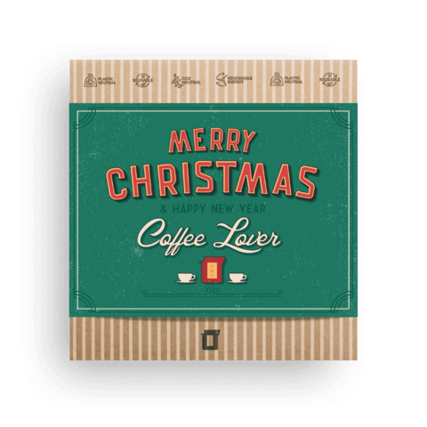 Merry Christmas Retro Coffee Gift Box