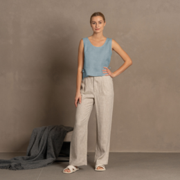 Crop Top con Nastri Laterali Audrey