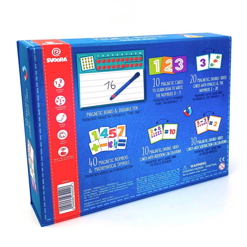 Set magnetico Svoora 'Magneti per fare matematica'