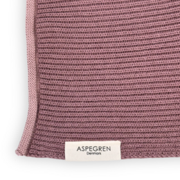 Knitted Dishcloth – Ripple – Elderberry