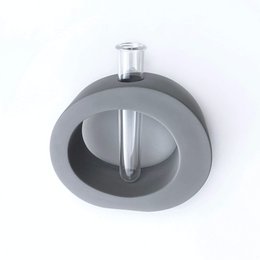 Jesmonit-Vase mit rundem Stiel, 12,5 cm