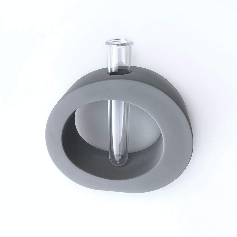 Jesmonit-Vase mit rundem Stiel, 12,5 cm