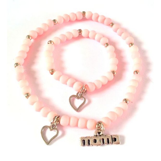 Bracciale mamma e bambina Pink Sweetheart
