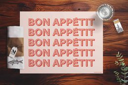 Placemat Bon Appétit