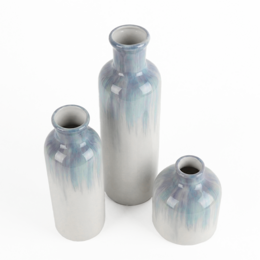 Vase Set Of 3 - Ceramic Vase - Vase Lavender