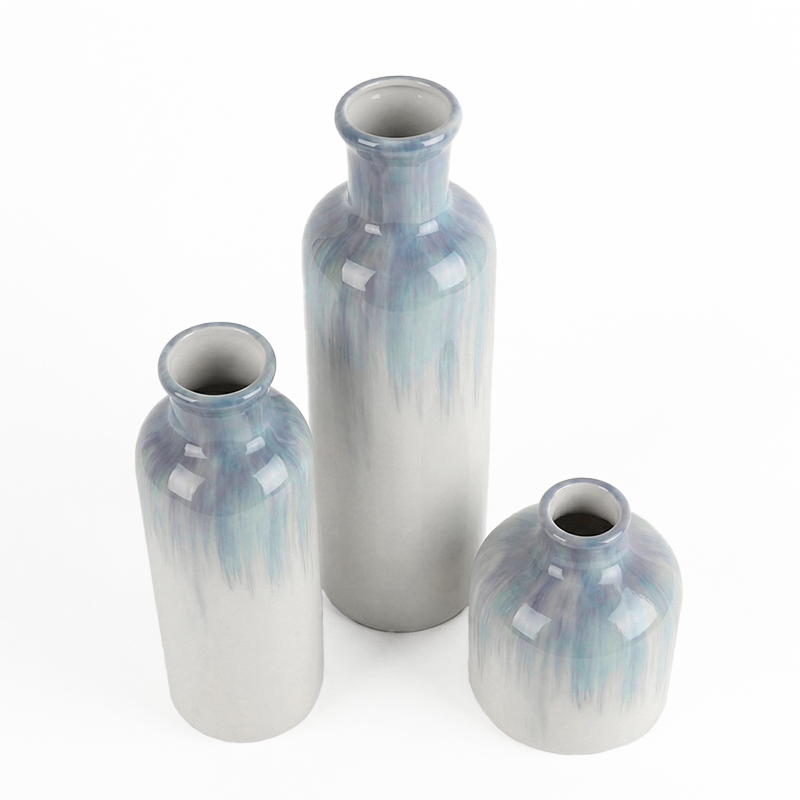 Vase Set Of 3 - Ceramic Vase - Vase Lavender