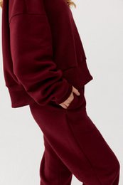 RUBI sweatpants - cotton - burgundy