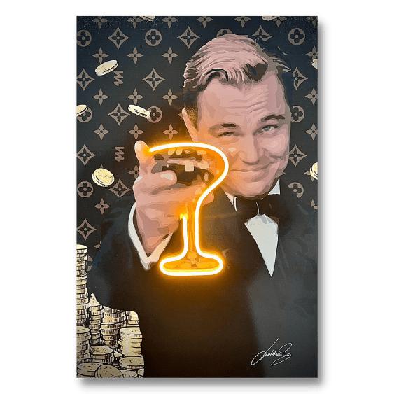 Leonardo Champagne | Arte de pared LED