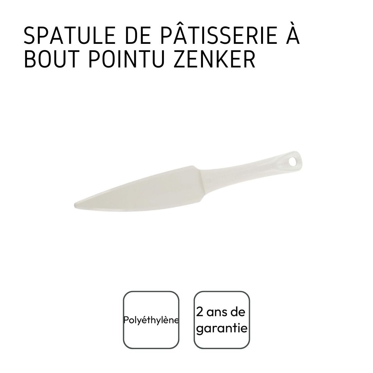 Küchen- und Gebäckspatel zum Ausformen von Kuchen Zenker Divers