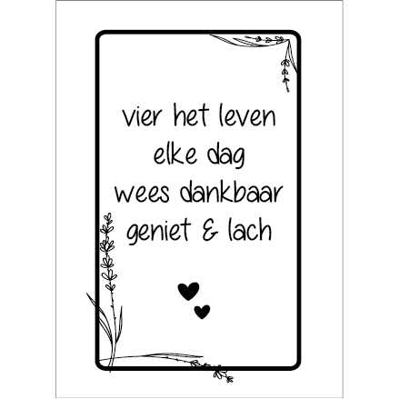 Card Celebrate life