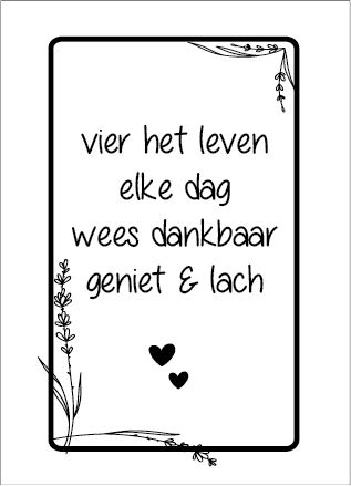 Kort Fejr livet