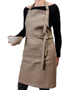Linen apron "AUDRA"