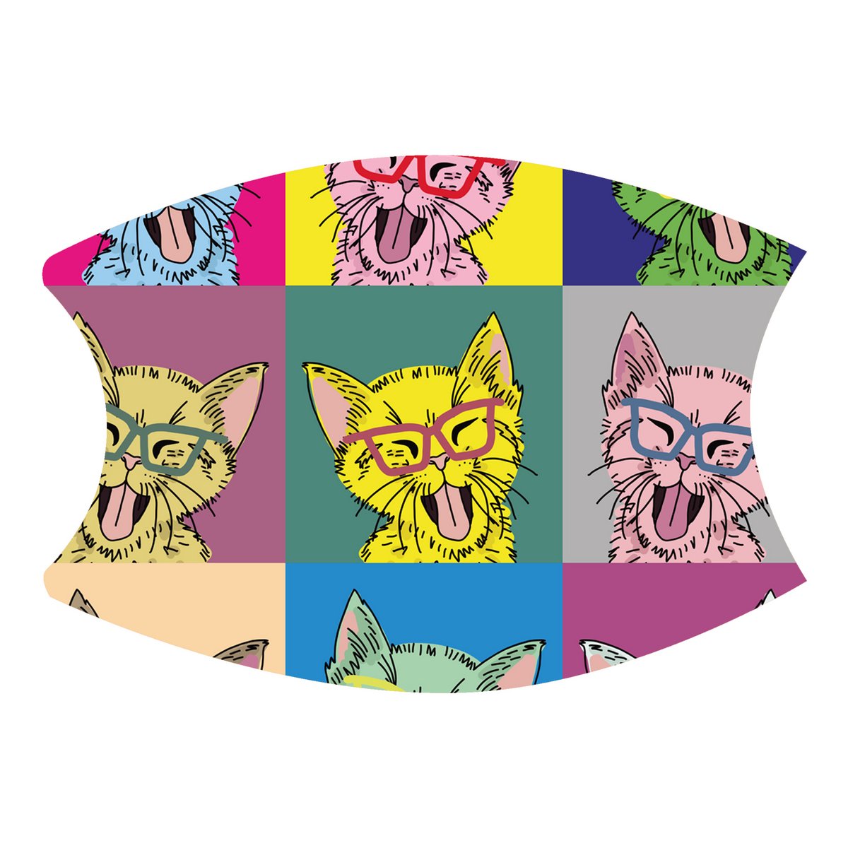 Mouth Mask / Mouth Mask Crazy Cat