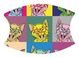 Gorro bucal / Mascarilla bucal Crazy Cat