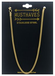 D-E23.1 N926-001G S. Steel Necklace