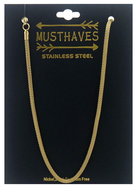 D-E23.1 N926-001G S. Steel Necklace