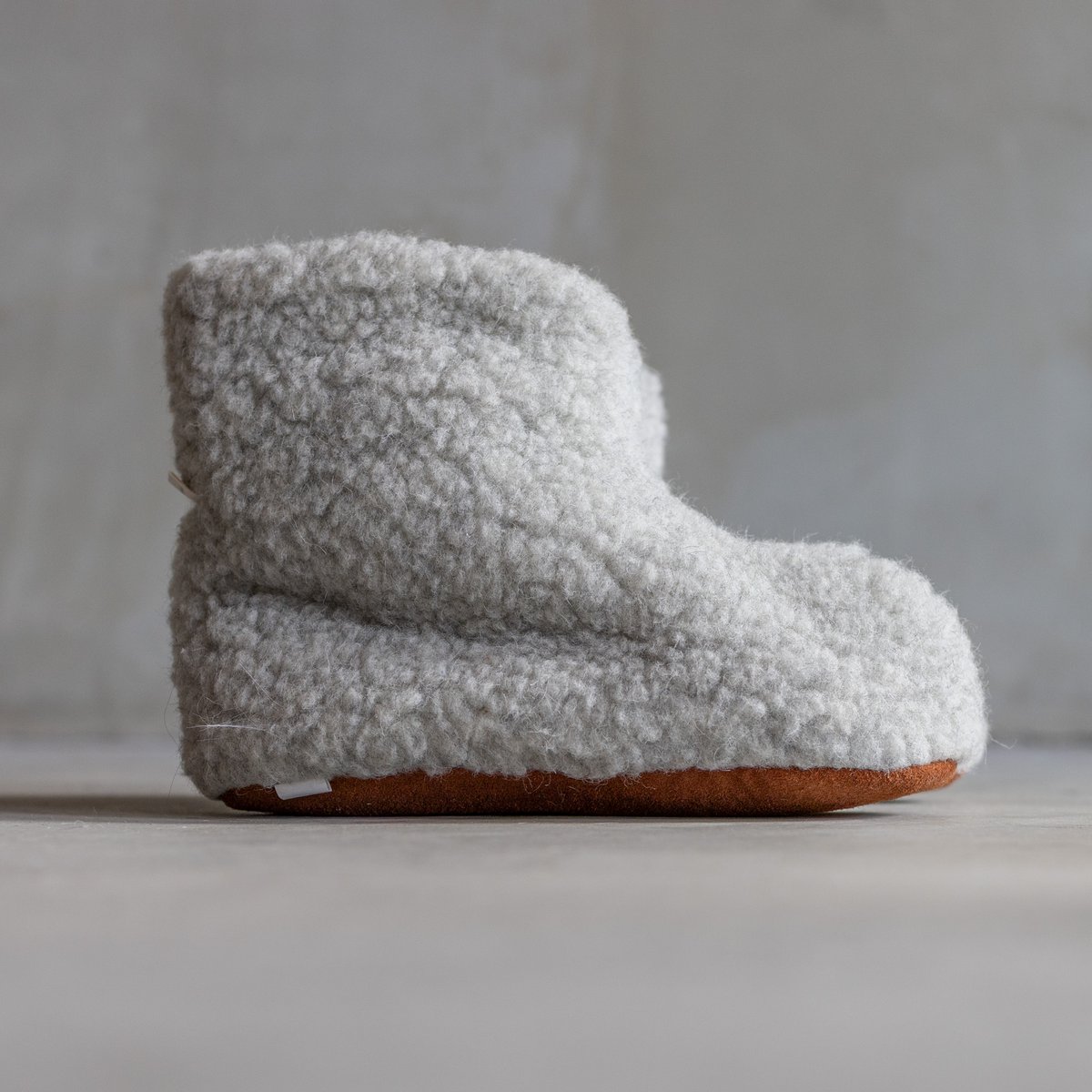 Wollschuhe Sami - Grau - 6 Größen