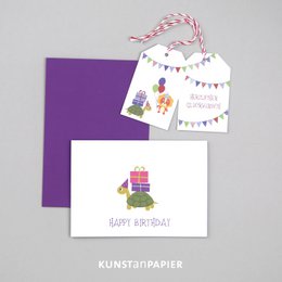 4 x Geschenkanhänger Max