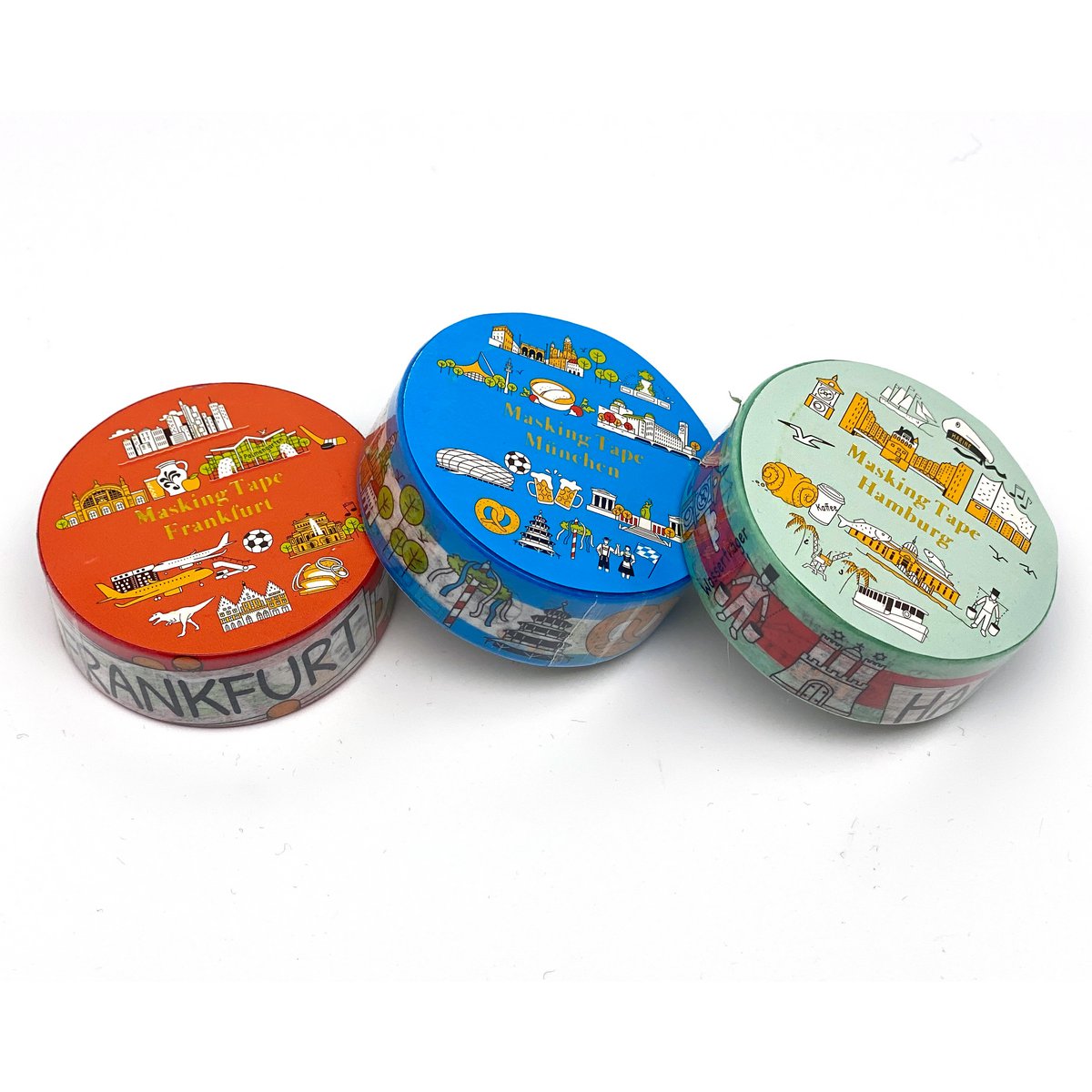 Deutsche Städte Citytape Masking Tape / Washi Tape