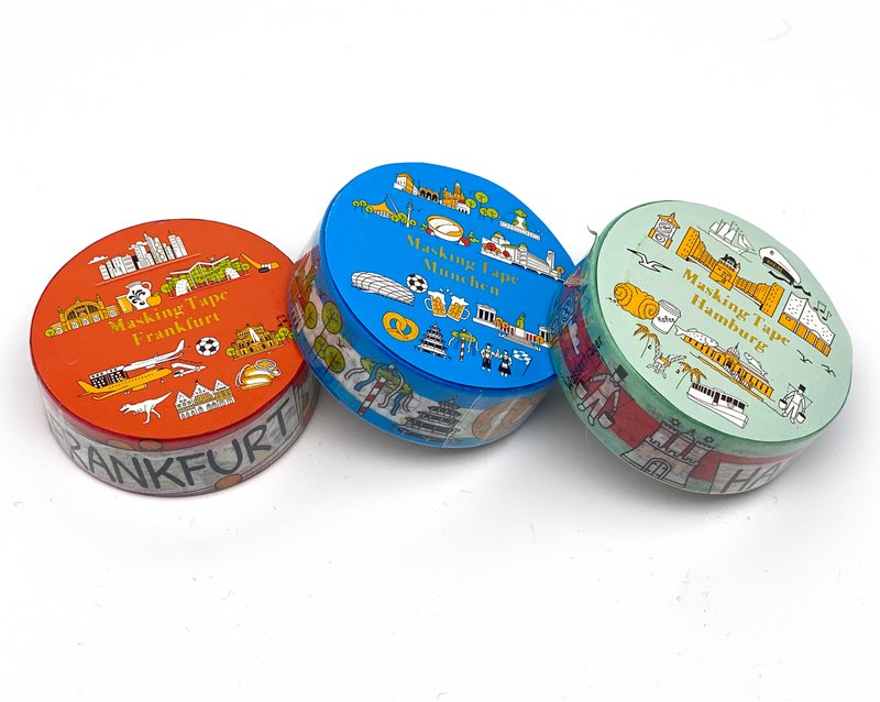 Nastro adesivo per città tedesche Citytape / nastro Washi