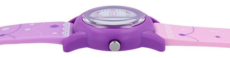 Montre pour enfants Q&Q "Princess", bracelet en résine, 10 ATM