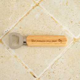 Bottle opener handle "For Papi" - My Bambou