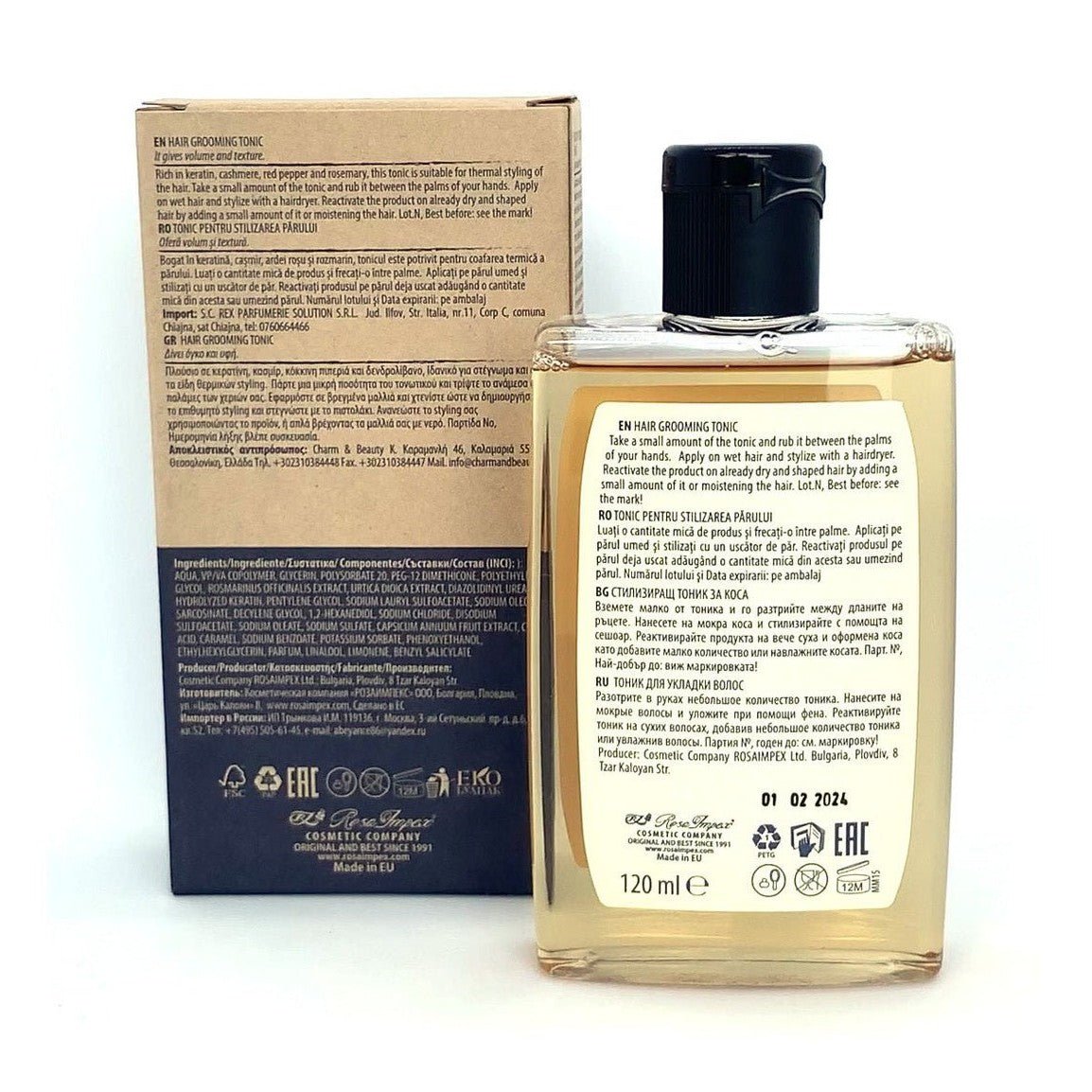 Grooming Tonic voor Haar en Baard - 120ml