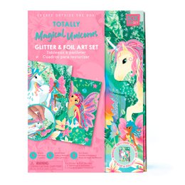 Glitter En Folie Kunst Set