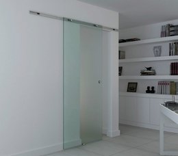 Glass sliding door sliding door glass door room door matt glass 1025 x 2050 mm