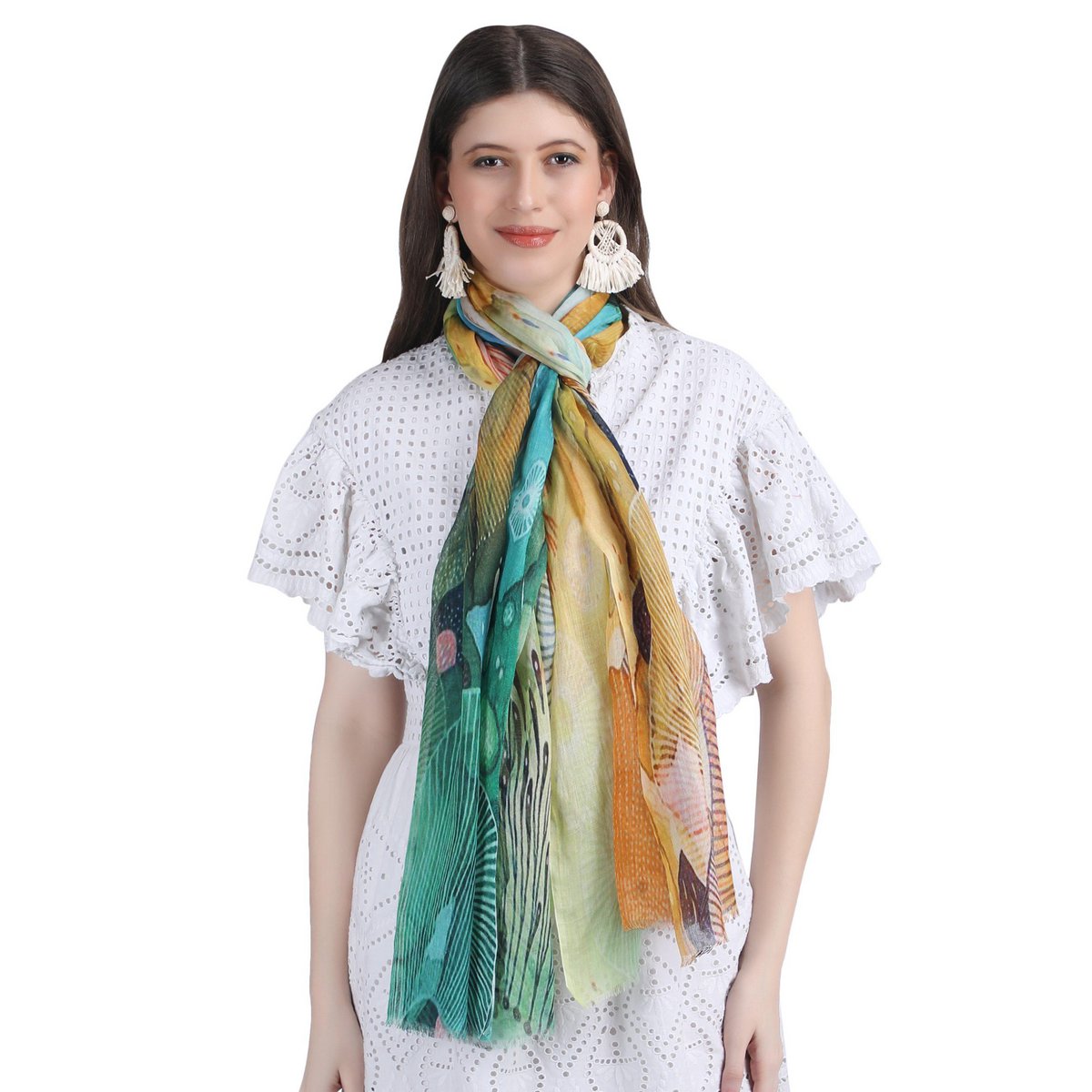 Silk Scarf Ladies Still Life On