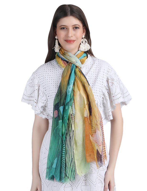 Silk Scarf Ladies Still Life On