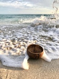 Father's Day Large Gift Pack Coconut Bowls | 2 bowls + 2 spoons