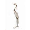 METAL LARGE PLAIN WHITE HERON