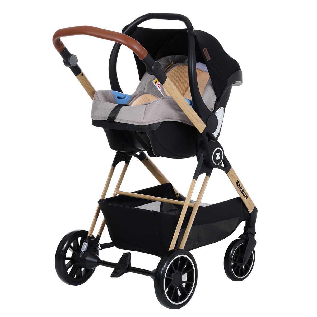 Poussette bébé Barron 3 en 1