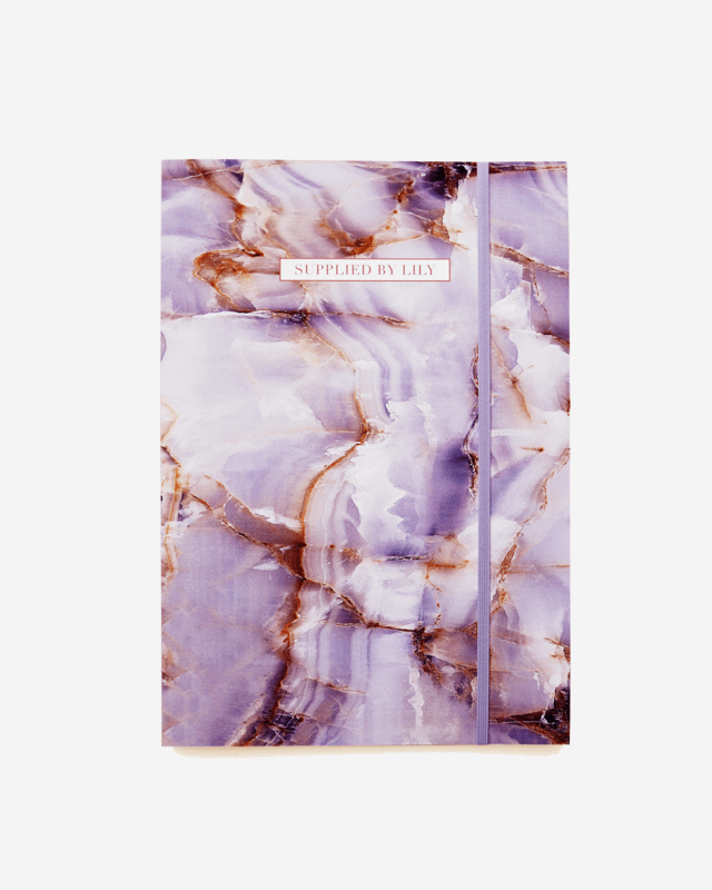 Dokumentenordner in luxuriösem Amethyst