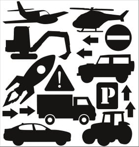 Static stickers - Vehicles