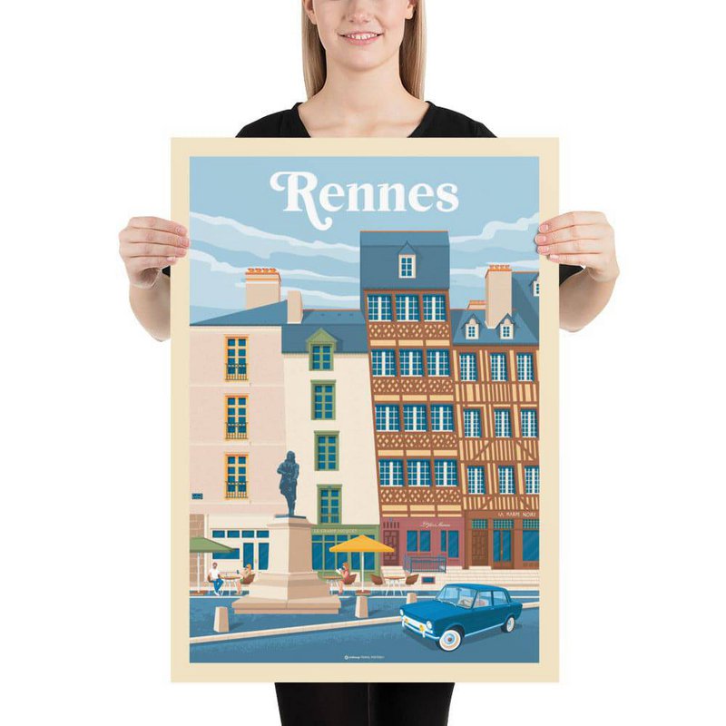Vintage St Tropez Poster | Poster City Saint Tropez Provence Côte d'Azur France Copy