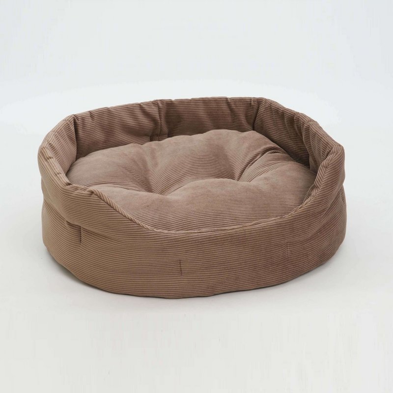 Hundekörbchen Chelsea Cord toffee