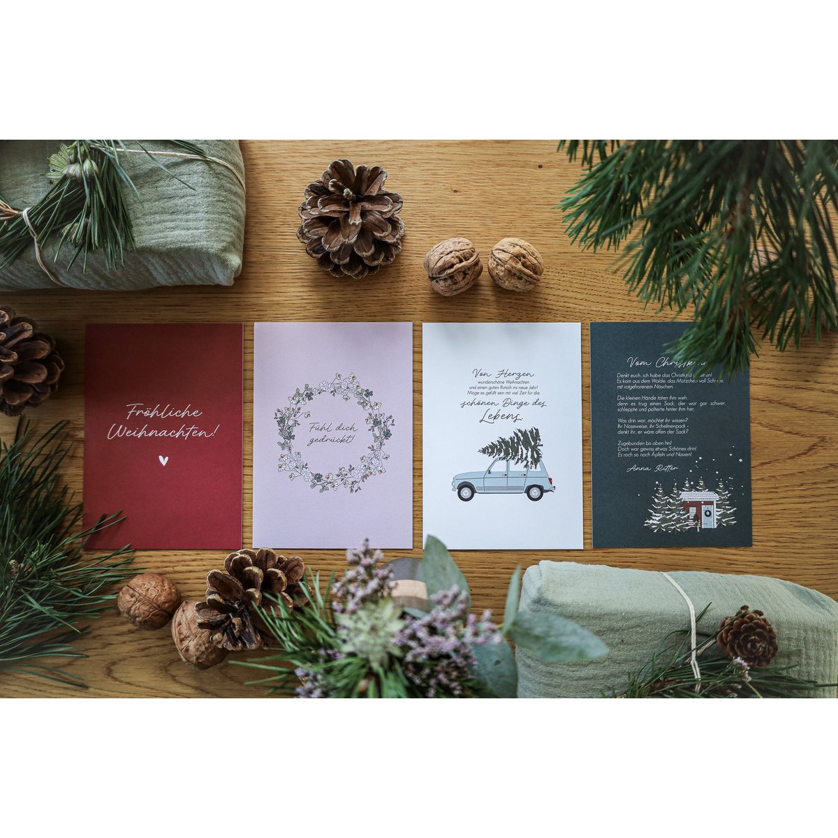 Postkarte - Fröhliche Weihnachten!