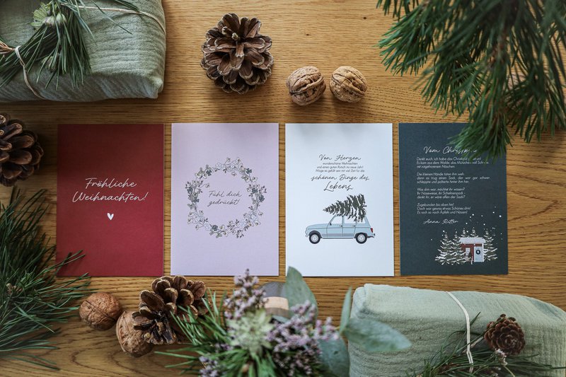 Postkarte - Fröhliche Weihnachten!