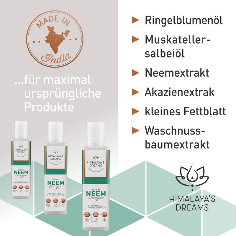 Ayurveda Shampoo Neem 200ml CERTIFICERET NATURLIG KOSMETIK