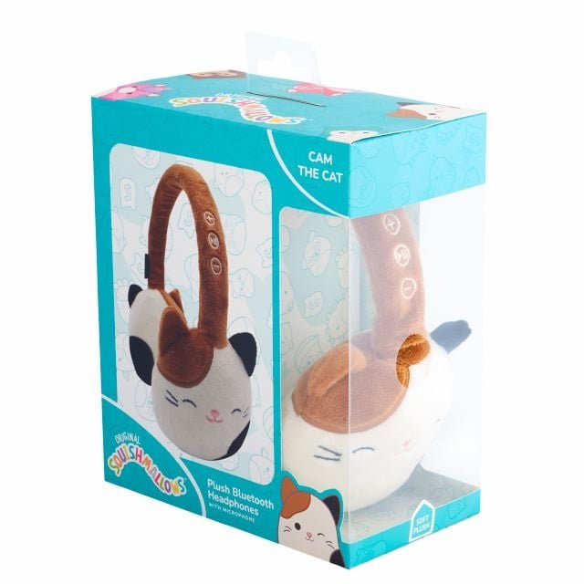 Squishmallows - Cam the cat - bluetooth hovedtelefoner
