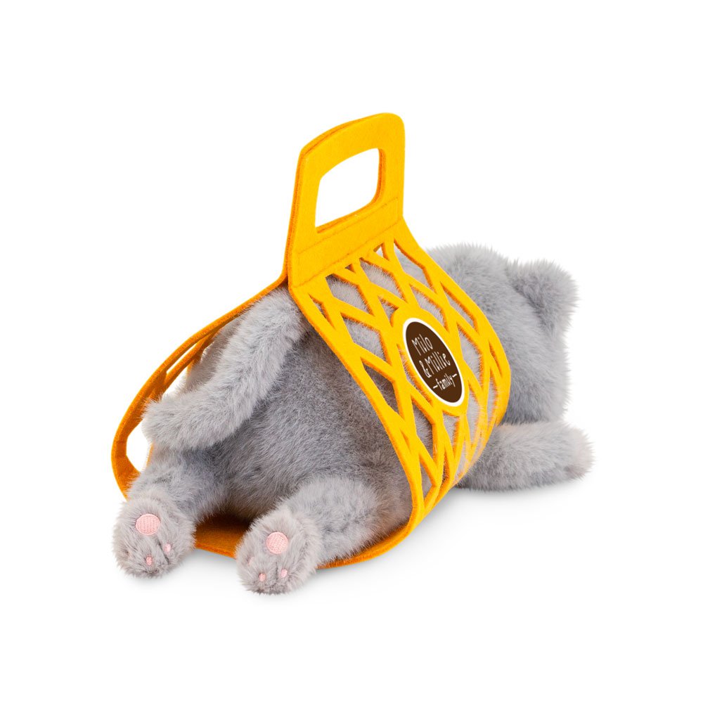 Peluche, Milo&Millie, Milo le chat gris (35cm)