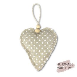 Hanger hart van stof in een set van 3