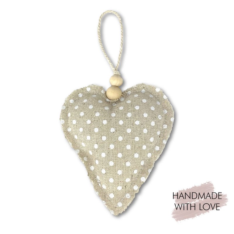 Hanger hart van stof in een set van 3