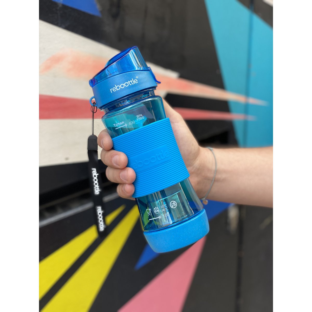 bottle · TEA  BLUE - Sustainable drinking bottle
