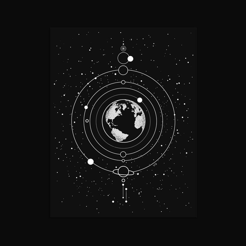 TÓTEM DE LA TIERRA TALISMAN Lámina plateada